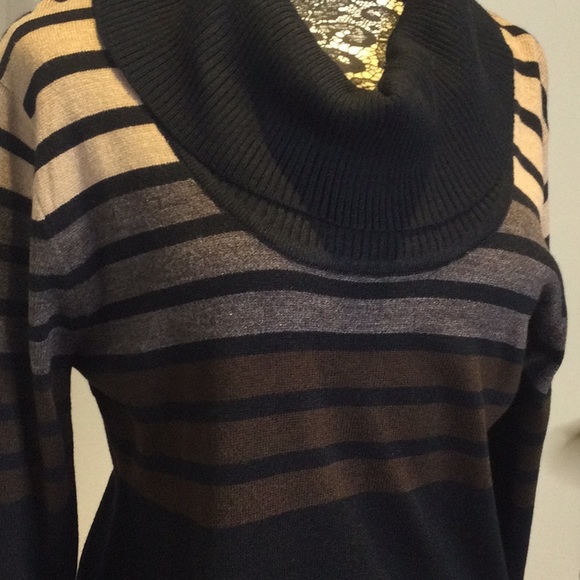 🆕NWT Connected Black/Brown Sweater Dress, XL - Picture 3 of 9